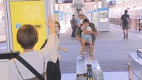JR高松駅　午前10時ごろ