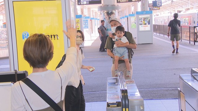 JR高松駅　午前10時ごろ