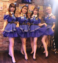 19代目ミニスカポリス（左から）なつみポリス、あやのポリス、ちずるポリス、あいしゃポリス