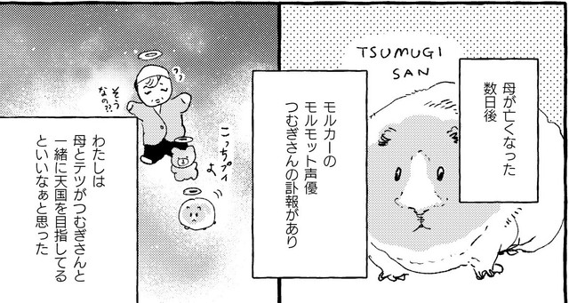 母が亡くなった後に圷さんが思ったこと　（圷 見南子さんの提供）