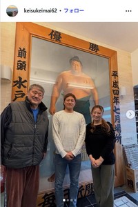 今井啓介氏のインスタグラム@keisukeimai62より　琴まりえ、錦戸親方と