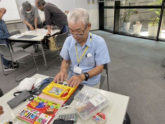 音のでる絵本の修理も