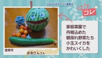 【はぴコレ】家庭菜園で主人が丹精込めた朝採れ野菜　8月21日放送
