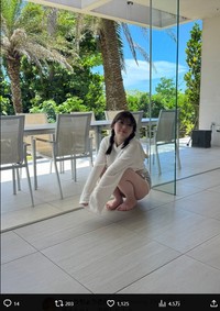 山岸理子のX(旧ツイッター)＠yamagishi_riko_より