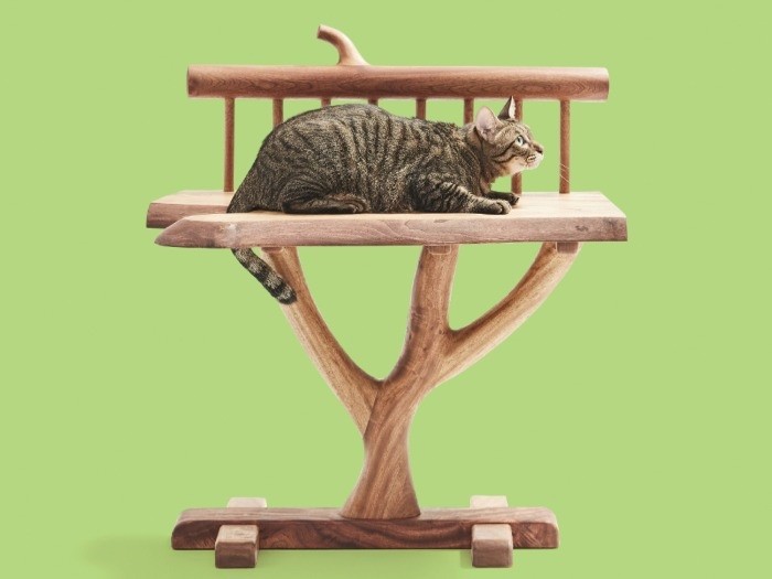 西田家具工房「ツリーベンチ」販売予定なし　　（大川市提供）