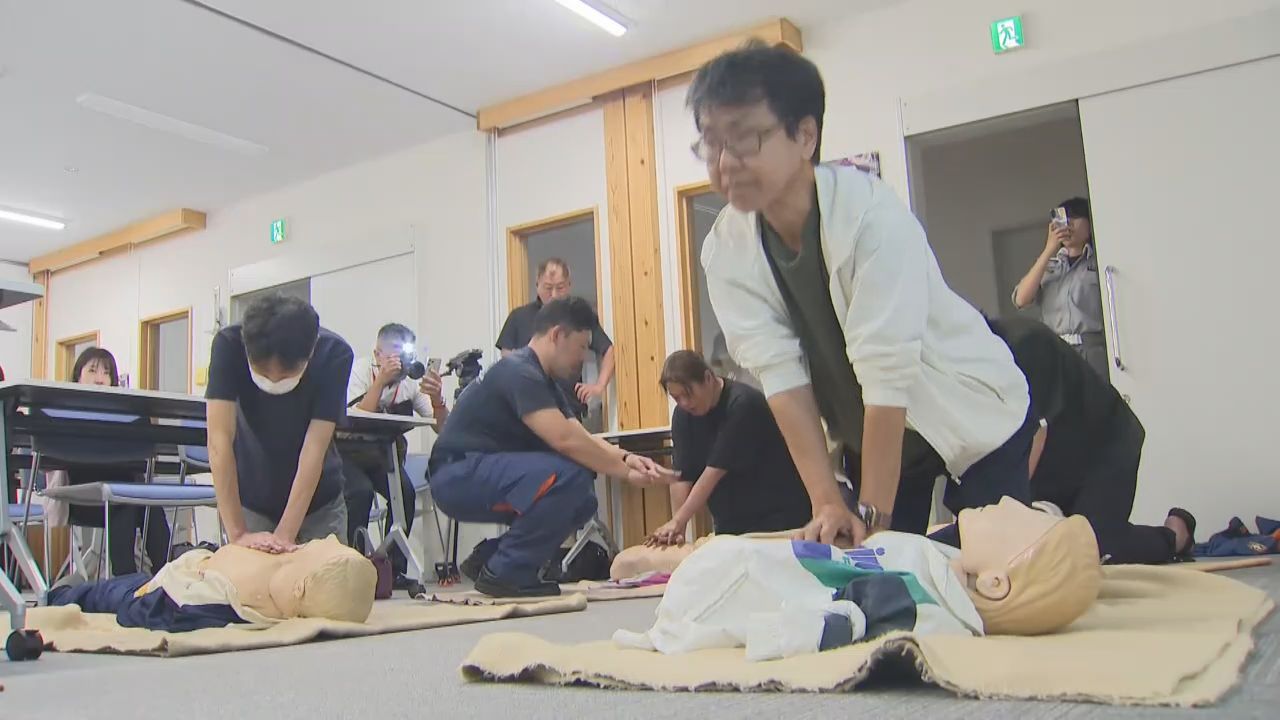 宿泊施設従業員が応急手当の研修会　宿泊客の万が一に備える　宮城・大崎市鳴子温泉