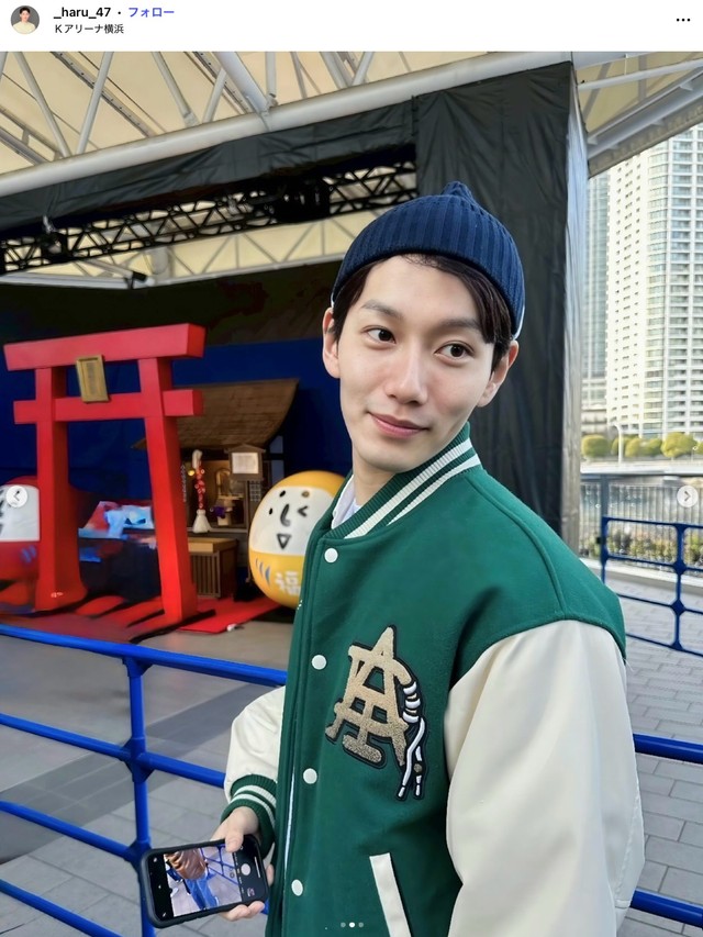 俳優、階晴紀さんのインスタグラムから