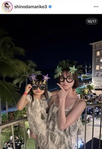 篠田麻里子のインスタグラム＠shinodamariko3より