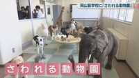 さわれる動物園　岡山盲学校　岡山・中区原尾島