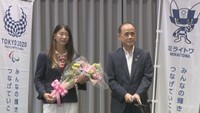 BMX・大池水杜選手が岡山市長に活躍誓う