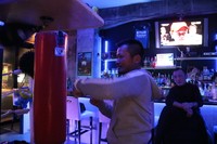 　パンチングボールなど練習グッズも充実