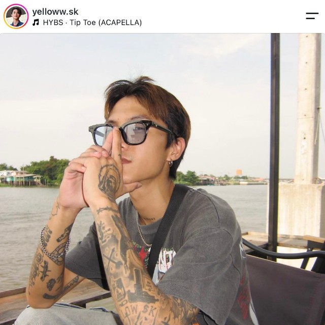 タイの人気俳優タナパック・ジョンジャイパー（愛称OHM、オーム）さんの公式インスタグラムから