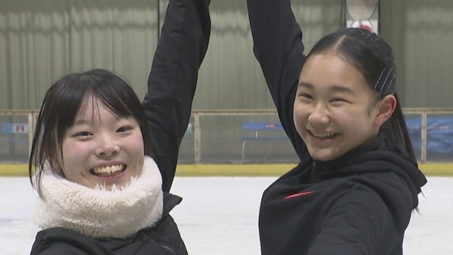 幼い頃から共に汗を流す　フィギュアスケートに打ち込む2人の高校生「同居できるくらい仲良し」　香川【青春のキセキ】