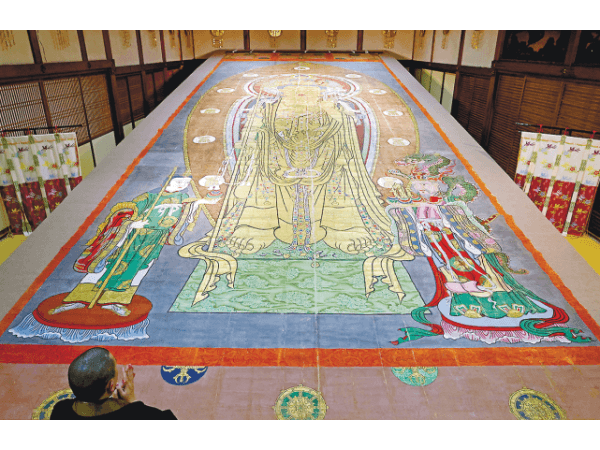 国内最大級！長谷寺のかけ軸 ｜ 朝日小学生新聞 | 朝日中高生新聞