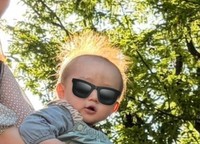 よく見ると次男くんの見事なパヤ毛がとんでもなく神々しいことに！（提供：ここ☺︎2y(8/5)🦖+1y(2/26)🦕さん）