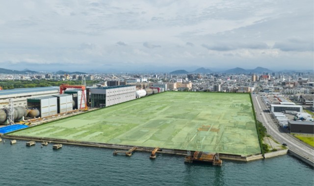 タダノの約10万㎡の本社移転用地(高松市朝日町）