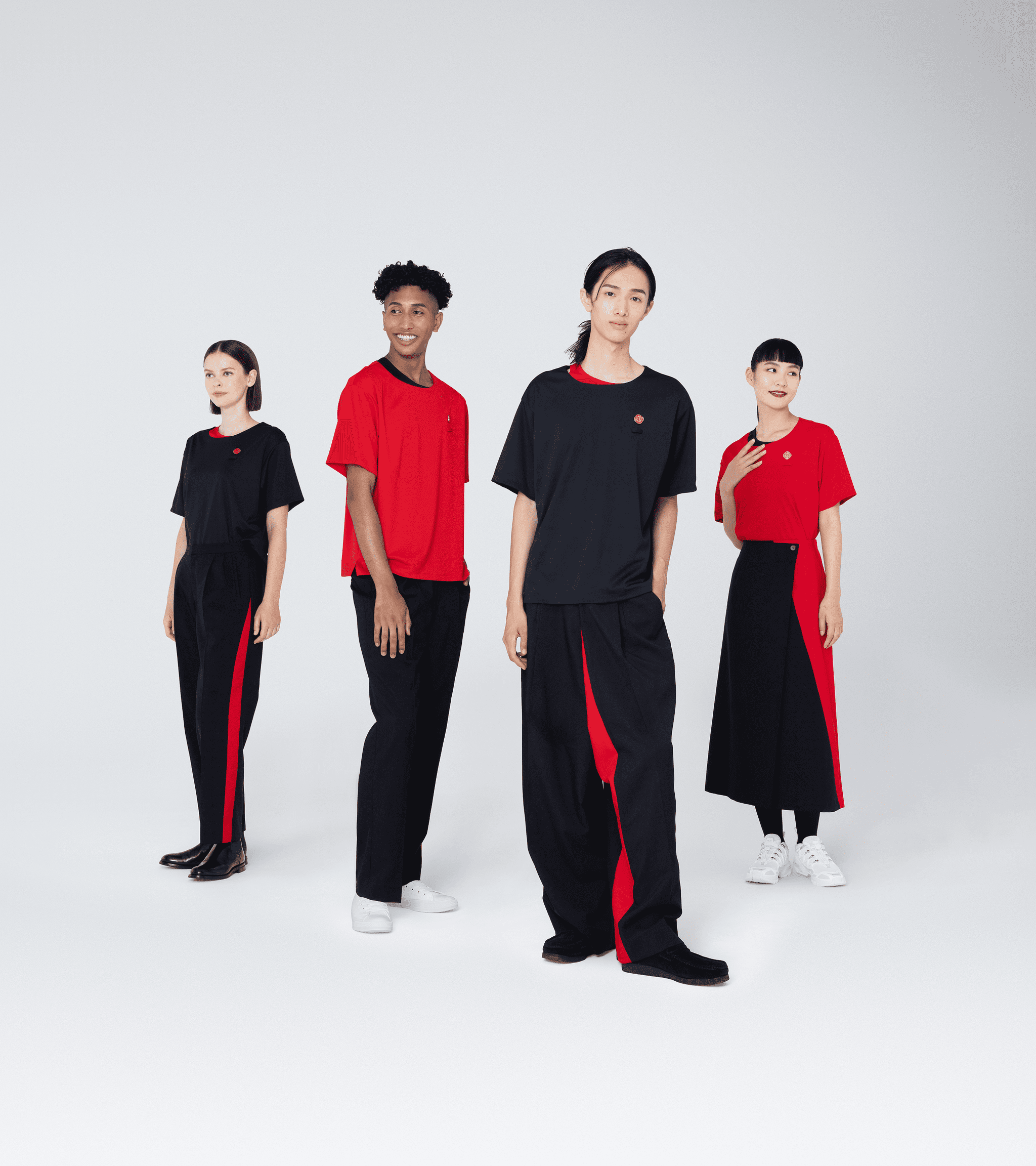 SHISEIDOの新ユニフォーム「KASANE」（資生堂提供）