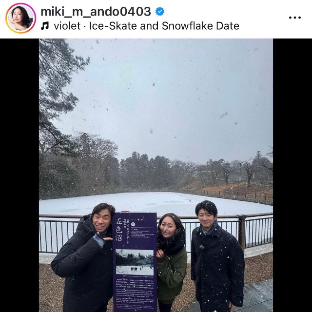 安藤美姫（@miki_m_ando0403）さんのインスタグラムより