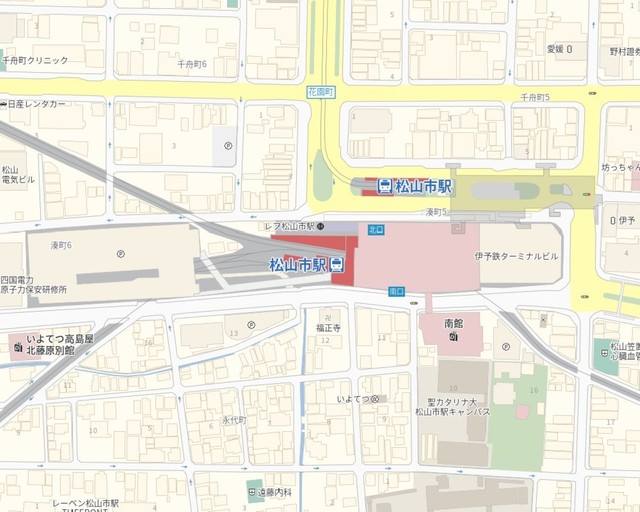 文字入りの回答も時間差で投稿される。答えは愛媛県の松山駅