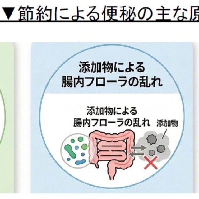 節約による便秘の主な原因