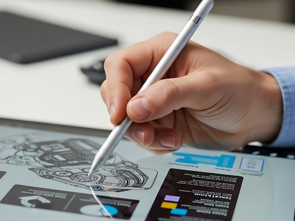 Apple Pencilでタブレットに絵を描く様子　※画像はAIが作成したイメージです（satuix:stock.adobe.com）