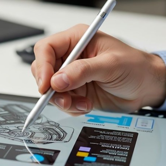 Apple Pencilでタブレットに絵を描く様子　※画像はAIが作成したイメージです（satuix:stock.adobe.com）