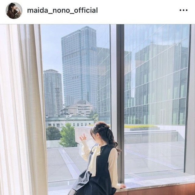 毎田暖乃インスタグラム＠maida_nono_officialより