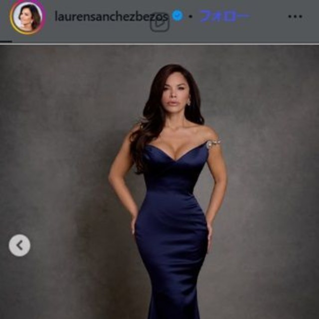 ローレン・サンチェス氏のインスタグラム＠laurensanchezbezosより