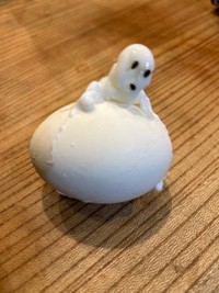 ごまの付け方で表情が変わるそう＝さちうす子さん（@kisekimachi）提供
