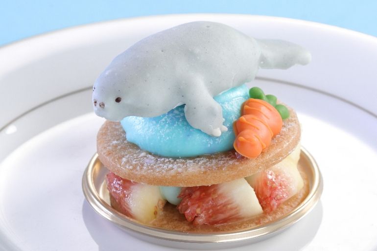 可愛すぎて食べられない！ 【シェラトン都ホテル大阪】鳥羽水族館