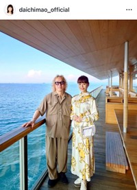 （大地真央公式インスタグラムより）