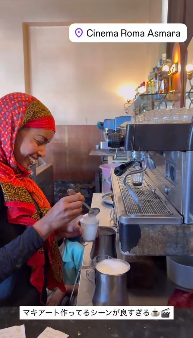 一杯ずつ丁寧に作られるマキアート（Instagramハイライトより）／Ryuhei Magicさん提供