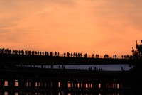 直前にkn2011さんが投稿していた夕焼けのリング（kn2011さん提供）