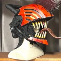 ファンにはたまらない！チェンソーマンの被り物！（提供：ミカエルさん）※一部トリミング