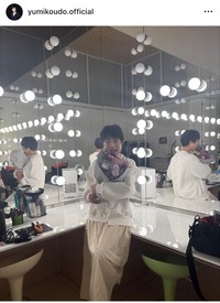 有働由美子さん（@yumikoudo.official）のマネージャー公式インスタグラムより