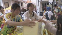 ゴールドリボンフェス　高松丸亀町壱番街前ドーム広場
