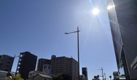15日午後3時15分ごろ撮影（岡山・北区）