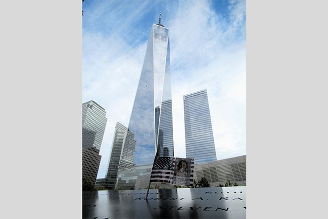 世界貿易センタービルの跡地=2025年10月、ニューヨーク、福田宏樹撮影