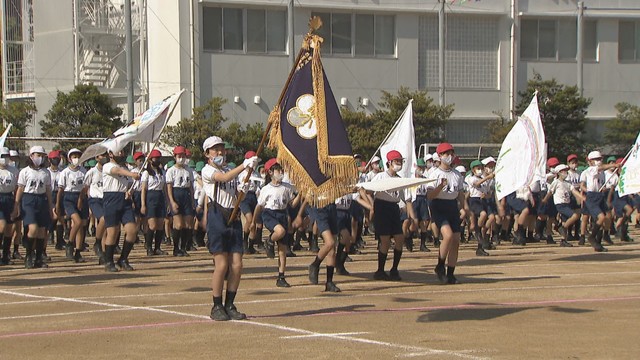 無観客で2年ぶりに運動会が行われた香川大学付属高松小学校