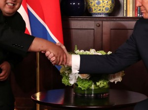 共にボスキャラ、米朝首脳が初握手で「主導権争い」