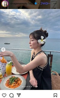 山本里菜アナウンサーのインスタグラム＠rinayamamoto_0622より