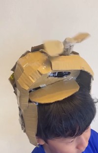 プロペラヘルメット初代／iwata-styleさん（@iwata-style）提供