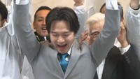津山市長選で初当選／光井聡さん