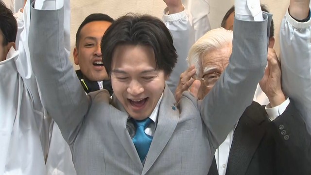 津山市長選で初当選／光井聡さん