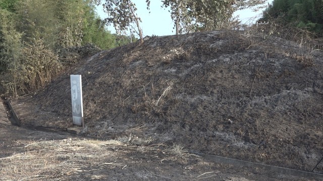 火事があった現場　香川・綾川町山田下
