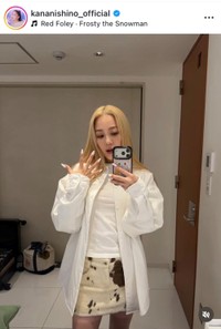西野カナ インスタグラム(＠kananishino_official)より