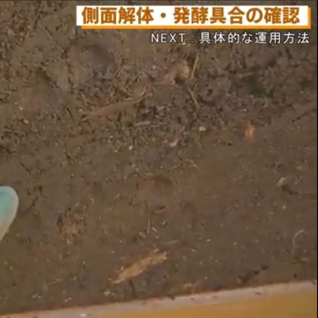 かき混ぜられないコンポストに空気と栄養を送るにはどうすればいいのか／「田舎カフェの、じっくり庭づくり」さん（@inakacafeyoshio）提供