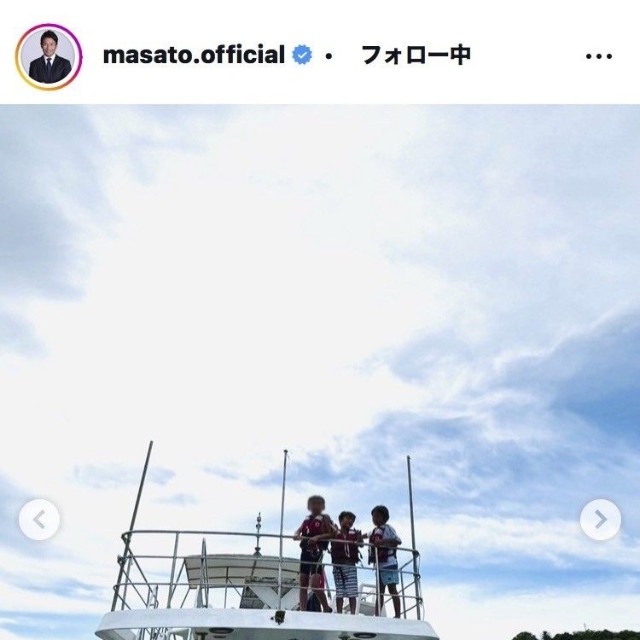 魔裟斗のインスタグラム＠masato.officialより