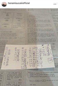 鈴木保奈美インスタグラム（＠honamisuzukiofficial）より