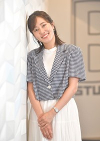 前田春香アナウンサー（撮影・出月俊成）